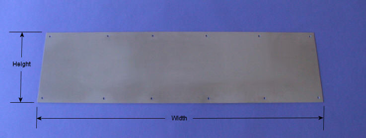 Door Hardware Kick Plate