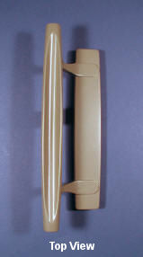 Top View Patio Door Handle