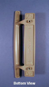 Bottom View Patio Door Handle