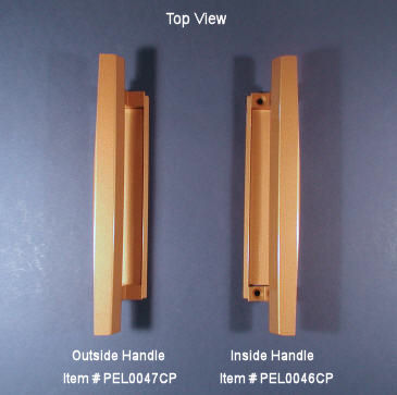 Pella Patio Door Handles Top View