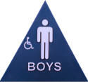 Title 24 Boy's / Handicap Restroom Sign