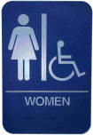 Women's / Handicapped Restroom Sign