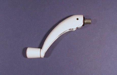 White Window Crank