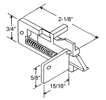 Window Tilt Latch Set